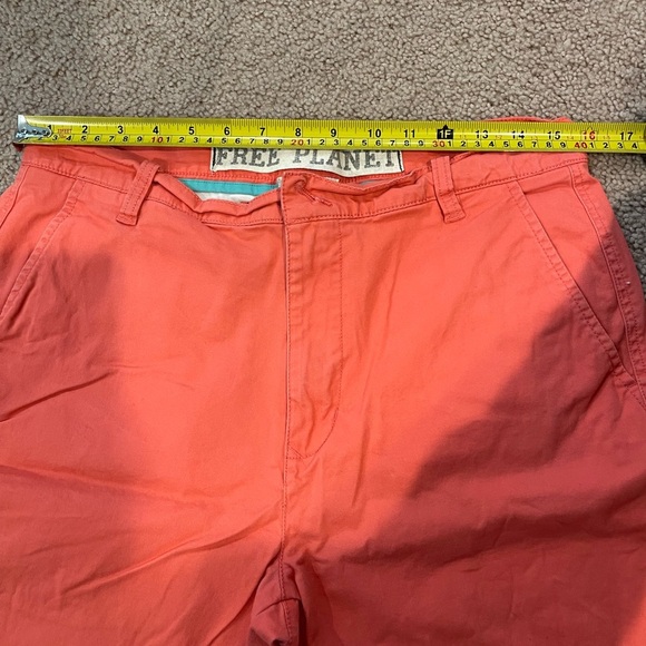 Men's FREE PLANET peach stretch casual shorts - Picture 4 of 8